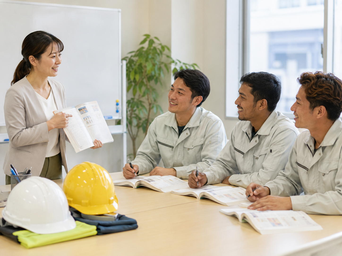 日本語教育を受ける外国人材